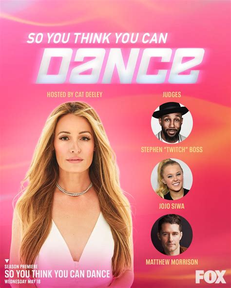 So You Think You Can Dance: Created by Simon Fuller, Nigel Lythgoe. With Cat Deeley, Nigel Lythgoe, Arlene Phillips, Louise Redknapp. Dancers compete to win a prize of £100,000 and to be crowned "Britain's Favourite Dancer". 